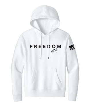 Memorial “FREEDOM” Hoodie – Charlie Kirk Edition