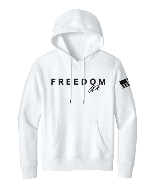 Memorial “FREEDOM” Hoodie – Charlie Kirk Edition