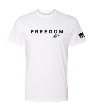 Memorial “FREEDOM” Tee – Charlie Kirk Edition