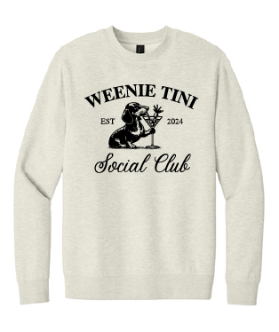 Weenie Tini Social Club Crewneck Sweatshirt