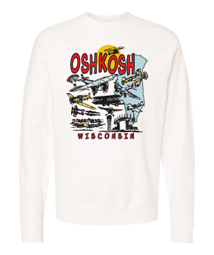 Oshkosh Wisconsin Crewneck Sweatshirt