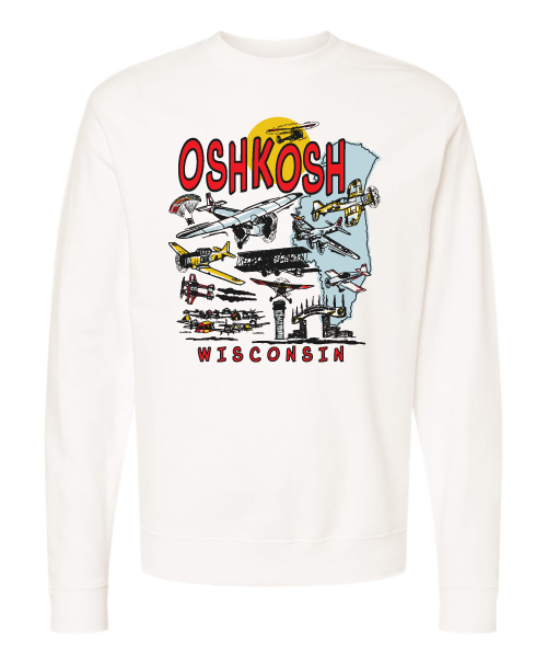 Oshkosh Wisconsin Crewneck Sweatshirt