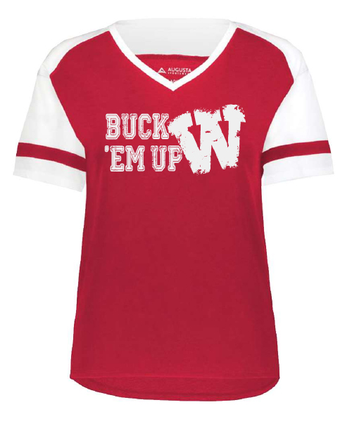 Wisconsin Badgers - Buckem Up Women's Tee